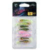 fox rage gumova nastraha uv micro fry mixed colour pack 4 cm 8 ks