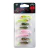 fox rage gumova nastraha uv micro spikey mixed colour pack 4 cm 8 ks