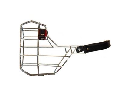 Náhubek zinek / kůže boxer,šarpej fena