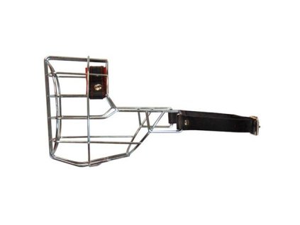 Náhubek zinek / kůže střední kníráč pes