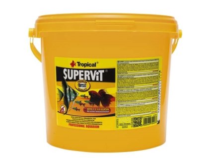 Tropical Supervit 11 l vědro vločkové krmivo pro ryby krmivo pro rybičky