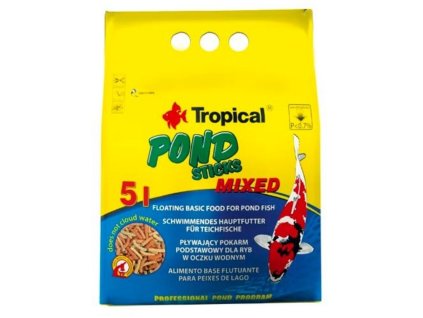 38444 tropical pond sticks mixed 5l sacek