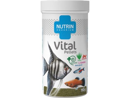 Nutrin Aquarium Vital Pellets110g oriznute
