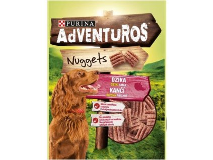 Adventuros nuggets s kančí příchutí 90g