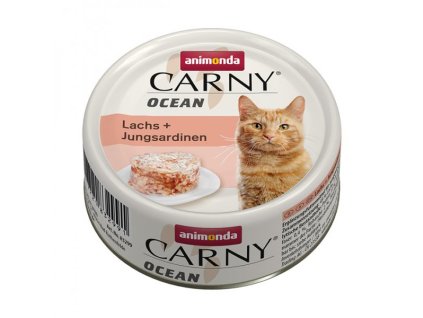 ANIMONDA konzerva CARNY Ocean - losos + sardinky 80g
