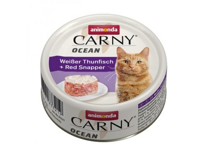 ANIMONDA konzerva CARNY OCEAN - tuňák+red snapper 80 g