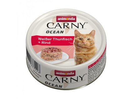 ANIMONDA konzerva CARNY OCEAN - tuňák + hovězí 80 g