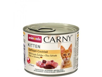 ANIMONDA konzerva CARNY Kitten - drůbeží koktejl 200g