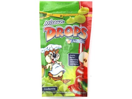 Mlsoun drops jablečný 75g