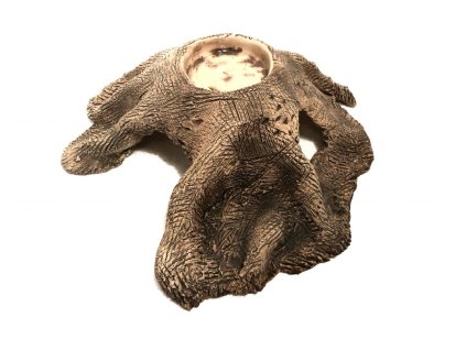 Tera ZOO úkryt s miskou Natur 20 cm