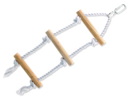 Žebřík BIRD JEWEL provazový + dřevěné příčky 40 cm 1ks