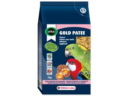 VERSELE-LAGA vaječné krmivo Gold Patee pro střední a velké papoušky 1 kg