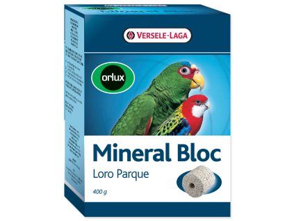 Minerální blok VERSELE-LAGA Loro Parque  lisovaný grit s korály velké papoušky 400 g