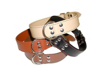 Obojek široký do 80cm THEO – hnědý