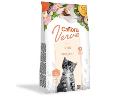 Calibra Cat Verve GF Kitten Chicken&Turkey 750g