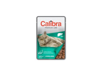 Calibra Cat kapsa Premium Sterilised Liver 100g