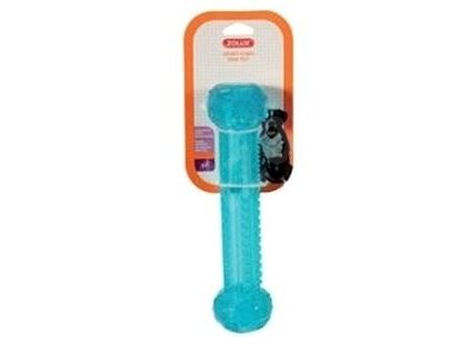 Hračka pes kost TPR POP STICK 25cm tyrkys Zolux