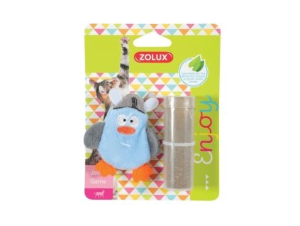 Hračka kočka PIRATE plnící+šanta modrá Zolux