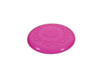 Hračka pes FRISBEE TPR POP 23 cm růžová Zolux