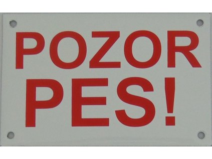 Pozor Pes