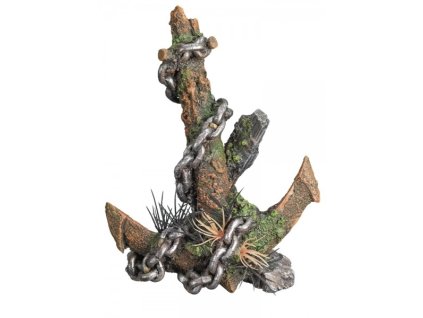 Akvarijní dekorace kotva 14,5 x 10 x 19 cm