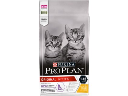 PURINA¬ PRO PLAN¬ ORIGINAL Kitten 1 12 months with OPTISTART¬ Rich in chicken Front 4