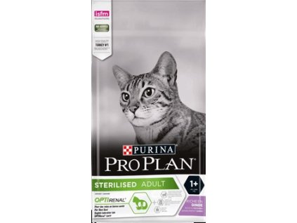 PURINA¬ PRO PLAN¬ STERILISED Adult 1+ Years with OPTIRENAL¬ Rich in Turkey Front 4
