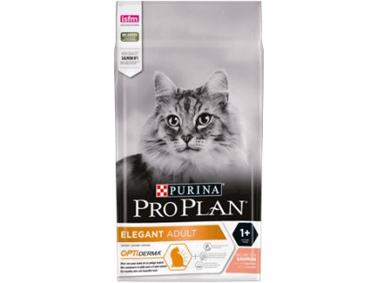 PURINA¬ PRO PLAN¬ ELEGANT Adult 1+ Years with OPTIDERMA¬ Rich in salmon Front 4