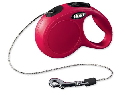 Vodítko FLEXI Classic New lanko červené XS - 3 m