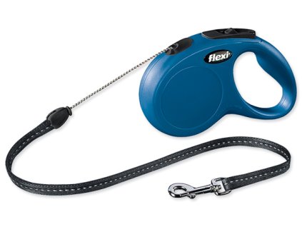 Vodítko FLEXI Classic New lanko modré S - 5 m