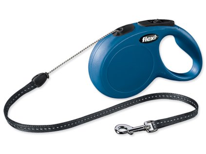 Vodítko FLEXI Classic New lanko modré S - 8 m