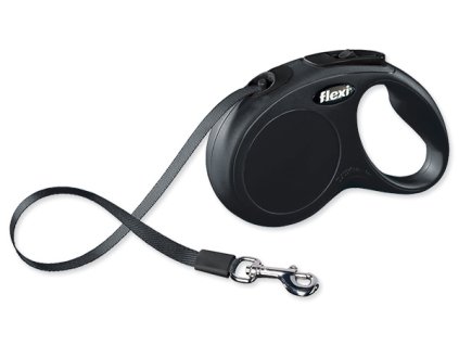 Vodítko FLEXI Classic New páska černé S - 5 m