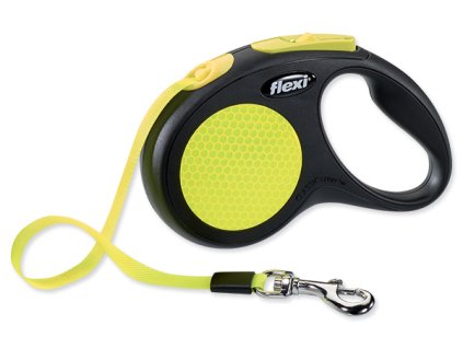 Vodítko FLEXI New Neon páska S - 5 m