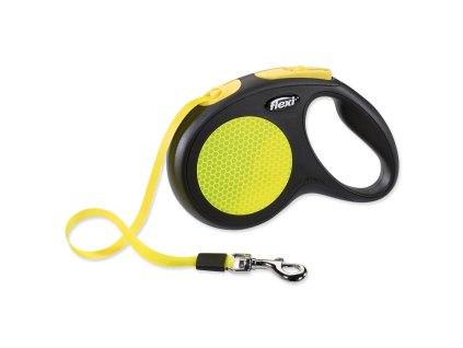 Vodítko FLEXI New Neon páska M - 5 m