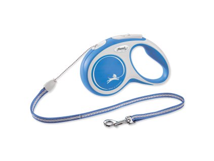 Vodítko FLEXI New Comfort lanko modré S - 5 m
