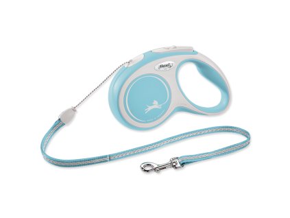 Vodítko FLEXI New Comfort lanko světle modré S - 5 m