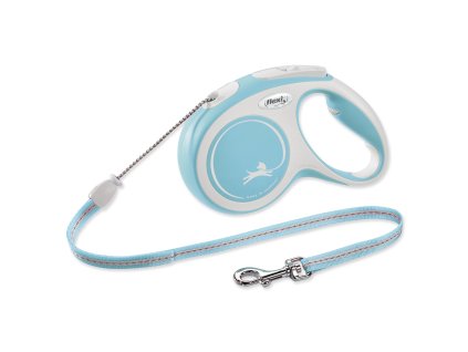 Vodítko FLEXI New Comfort lanko světle modré M - 5 m