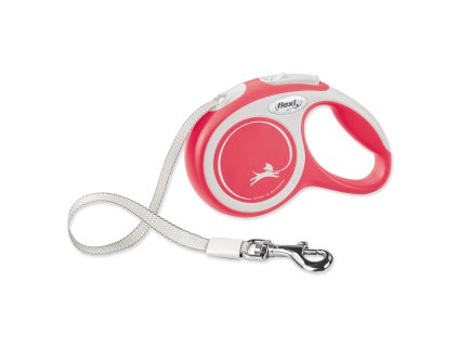 Vodítko FLEXI New Comfort páska červené XS - 3 m