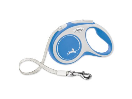 Vodítko FLEXI New Comfort páska modré S - 5 m