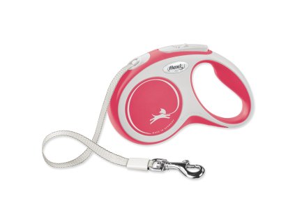 Vodítko FLEXI New Comfort páska červené S - 5 m
