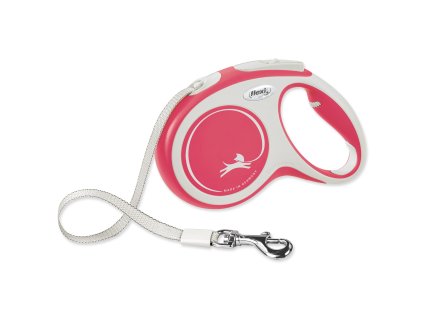 Vodítko FLEXI New Comfort páska červené M - 5 m