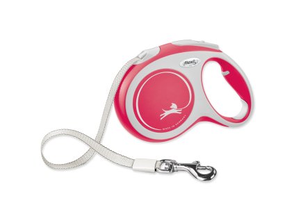 Vodítko FLEXI New Comfort páska červené L - 5 m