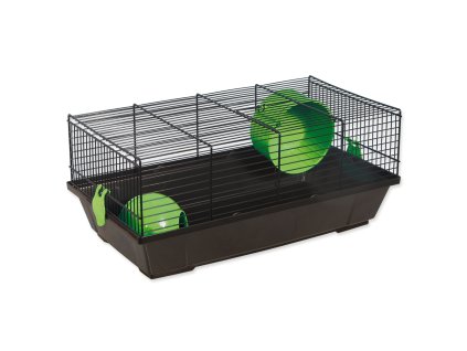 Klec SMALL ANIMALS Viktor černá se zelenou výbavou 1ks