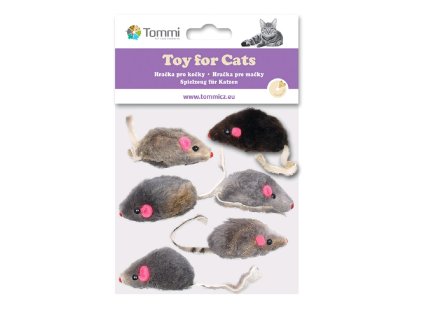 Myška malá mix, 6x 5cm