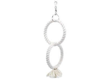 Bavlněné 2 kruhy pro papoušky 32cm