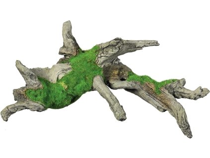 Akvarijní dekorace kořen s mechem 27,8 x 13,7 x 13 cm