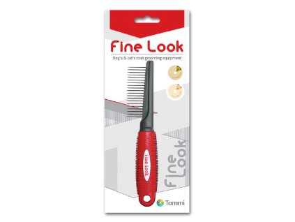 Fine Look red image - hřeben řídký