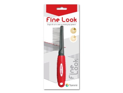 Fine Look red image - hřeben středně hustý