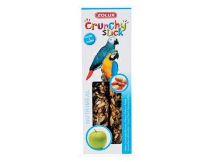 crunchy stick parrot buraky jablko 2ks zolux
