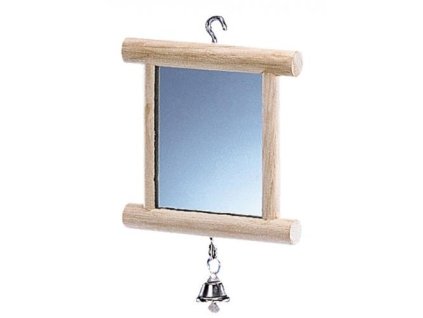 Nobby závěsné zrcátko pro papoušky 10x10cm